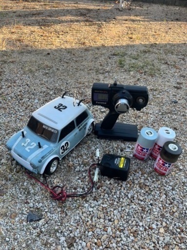 ミニクーパー RCカー\u0026釣竿セット