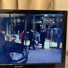 【引き取り限定】SHARP テレビ　19V SHARP LED ...