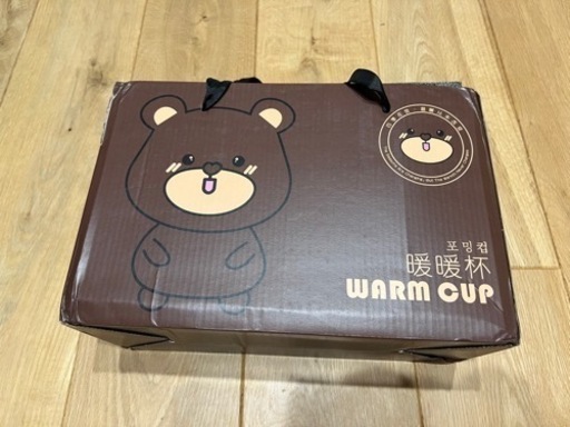 くまのマグカップとマグカップウォーマー