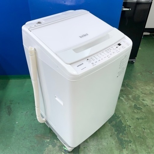 ⭐️HITACHI⭐️全自動洗濯機　2022年 8kg 超美品　大阪市近郊配送無料