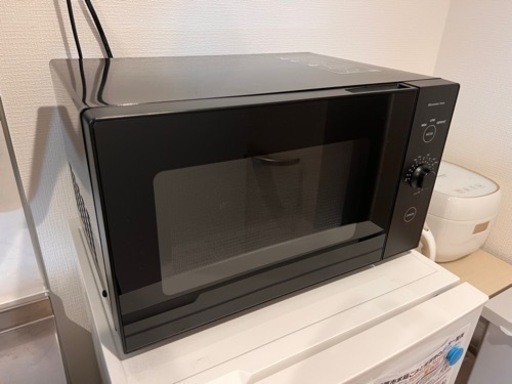 【値下げしました】【美品】山善　電子レンジ　2021年製　美品　出力高　2022/3購入 50/60Hz対応