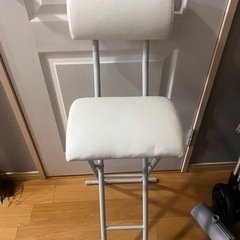 ニトリ　ハイチェア　ホワイトの画像