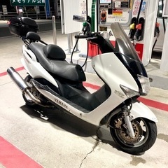 動画あり！手頃な2輪♪☆★YAMAHA マジェスティ125cc インジェクション リアボックス付き 社外マフラー★☆の画像