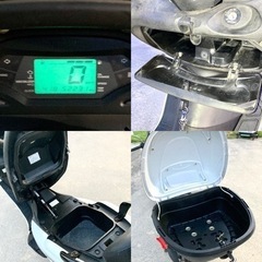 動画あり！手頃な2輪♪☆★YAMAHA マジェスティ125cc インジェクション リアボックス付き 社外マフラー★☆の画像