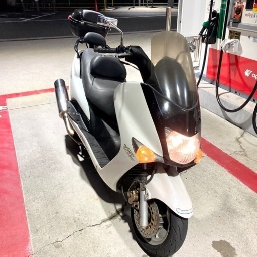 動画あり！手頃な2輪♪☆★YAMAHA マジェスティ125cc インジェクション リアボックス付き 社外マフラー★☆