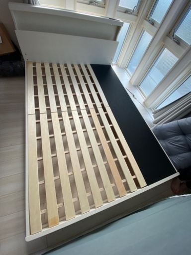 お値下げしました　ダブルベッド　フレームのみ