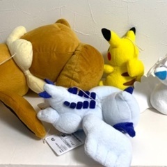 美品　ポケモン　ぬいぐるみ　タグ付き　ロコン　アミューズメント　ゲーム　ポケモン　ルギア　ぬいぐるみ　ピカチュウ　イーブイ　 ポケットモンスター pokemon かわいい プレゼント ギフト もちもち ふわふわ やわらかい ALL STAR COLLECTION Pokemon Nintendo 寝室　ベッドルーム　部屋　飾り　インテリアの画像