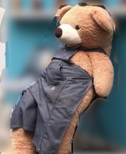 大きなクマさんのねいぐるみ