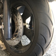 ヤマハ　ビックスクーター　マグザム　フロントタイヤホイール付