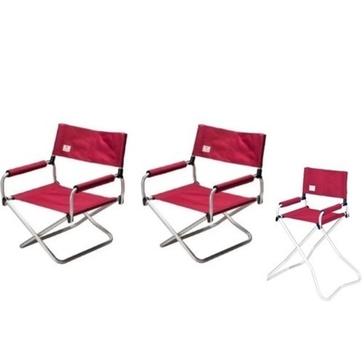 スノーピーク大人チェア2脚&キッズチェア1脚セット