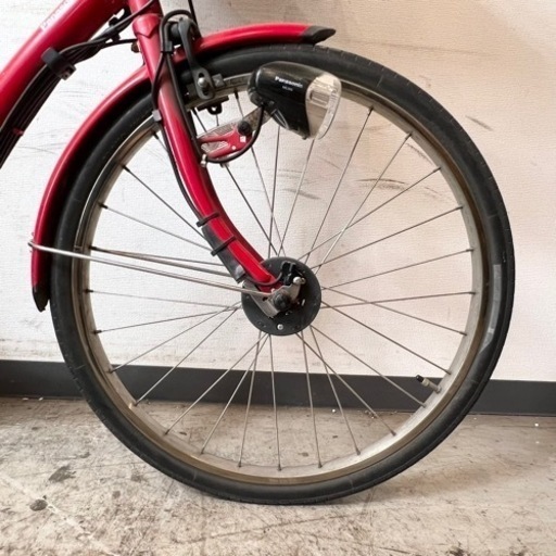 Panasonic 電動アシスト自転車 レッド