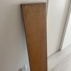 値下げ鏡　木製　姿見の画像