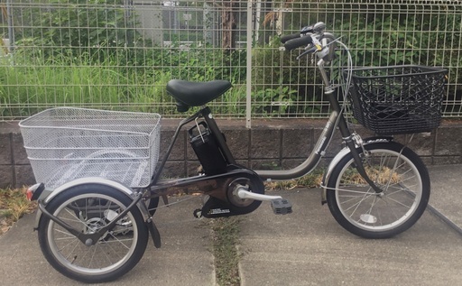 ◉近在届け無料＜走行少・美品車＞パナソニック 電動三輪自転車