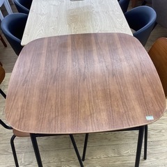 KI-7【新入荷 リサイクル品】ノーチェ ダイニング3点セット ブラウン