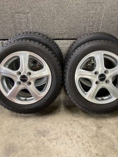 155/65R14スタッドレス4本セット　手渡し　引き取り
