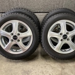 155/65R14スタッドレス4本セット　手渡し　引き取り