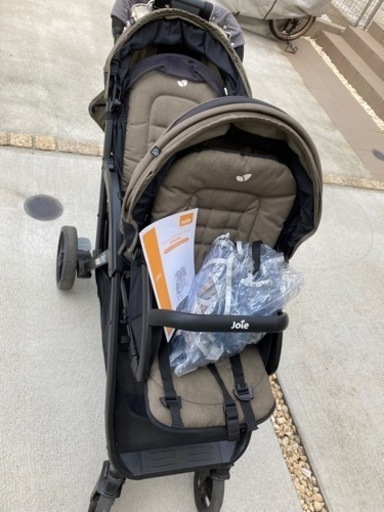 引き取り者決定！お値下げ！頑丈な♪2人乗り　ベビーカー