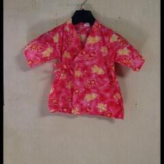 男女兼用甚平 金魚柄 子供用 95cm