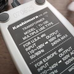 カシムラ　TI-100　海外変圧器　変圧器　の画像