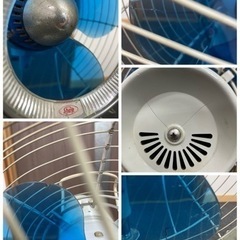 昭和レトロ、3枚羽、扇風機、古い扇風機、　SHARP扇風機、古民家再現小道具の画像