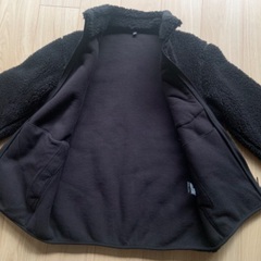 フリースボアジャンパー★ユニクロ L ブラックの画像