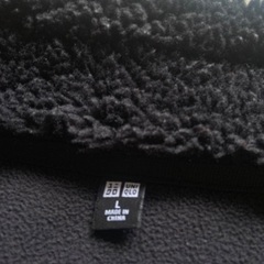 フリースボアジャンパー★ユニクロ L ブラックの画像