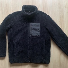 フリースボアジャンパー★ユニクロ L ブラック