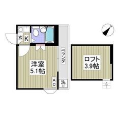 💙💙敷礼０😍《1K》立川市🐻立川駅から徒歩15分！一人暮らしの方...