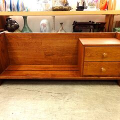 デスク用 スライドラック 木製 幅80×奥20×高31㎝ 引き出し付き 学習机 収納 家具 札幌市 中央区 南12条の画像