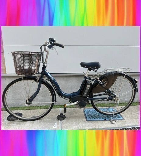 ヤマハ♪パスナチュラ♪きれいなグリーンの 電動アシスト自転車