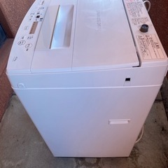 【美品】東芝 TOSHIBA 全自動洗濯機 AW-45M7 ホワイト 4.5kgの画像
