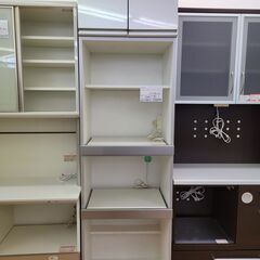 ★ジモティ割あり★  レンジ台 シルバー H217×D48×W60 クリーニング済み TK068