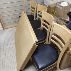 ダイニングテーブルセット 椅子4脚の画像