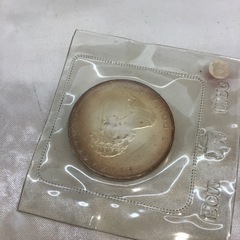 カナダ メイプルリーフ5ドル銀貨 1オンス エリザベス2世 1989年 33.6g(ケース込）の画像