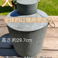 お茶缶　ブリキ缶　昭和レトロ　2缶セットの画像