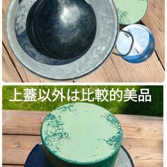 お茶缶　ブリキ缶　昭和レトロ　2缶セットの画像