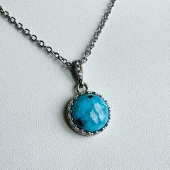 ラリマーペンダントトップ[IDJV]ドミニカ産　シルバー925の画像