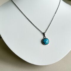 ラリマーペンダントトップ[IDJV]ドミニカ産　シルバー925の画像