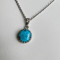 ラリマーペンダントトップ[IDJV]ドミニカ産　シルバー925の画像