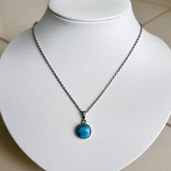 ラリマーペンダントトップ[IDJV]ドミニカ産　シルバー925の画像