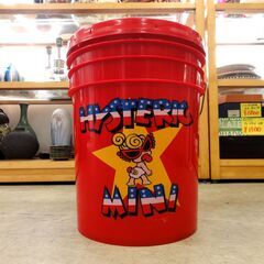 ヒステリックミニ バケツ椅子 レッド 正規品 ドラムバケツ ヒスミニ 高さ40㎝ 椅子 イス スツール 収納 札幌市 中央区 南12条の画像