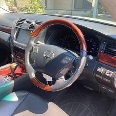 ★レクサスＬＳ４６０ Ｉパッケージ★パールホワイトでブラックレザーシート★格安長崎発★の画像