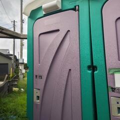 仮説トイレ　美品　汲み取り済