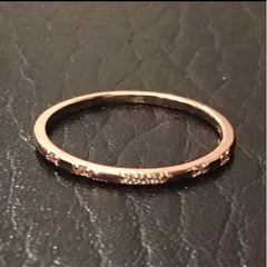 新品　ピンクゴールドのリング　指輪の画像
