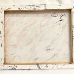 貴重 一点物 油絵 作品 ファット・ヤヌク お花 絵画 キャンパス 美術 花 フラワー トルコ 画家の画像