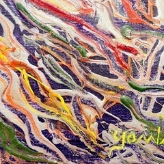 貴重 一点物 油絵 作品 ファット・ヤヌク お花 絵画 キャンパス 美術 花 フラワー トルコ 画家の画像
