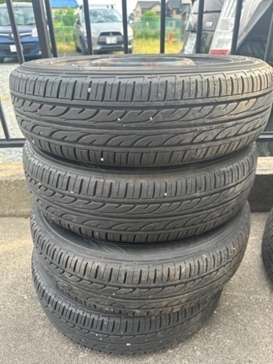 DUNLOP タイヤ　鉄ホイル　軽自動車