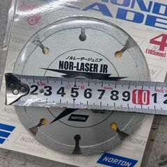 ノートン NORTON 105mm ダイヤモンドブレード 3枚セット ノルレーザージュニア【野田愛宕店】【店頭取引限定】【未使用】IT7UVQ001UHOの画像