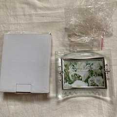 ガラスフォトフレーム　未使用の画像