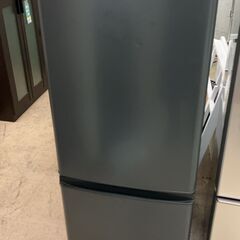 MITSUBISHI/三菱 146L冷蔵庫 2022年製 MR-P15G-H マットブラック No.149 ※現金、クレジット、スマホ決済対応※